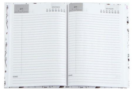 Ежедневник недатированный Sima-Land, 146*208 мм, 80 л., «Паттерн»