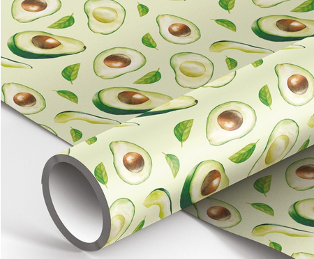 Бумага упаковочная глянцевая Meshu, 70*100 см, Avocado