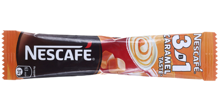 Кофе растворимый Nescafe 3в1, 14,5 г, «Карамельный вкус», в стике