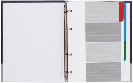 Тетрадь общая А5, 240 л. на кольцах ARTspace, 170*215 мм, клетка, «Моноколор. Notebook»