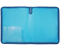 Папка пластиковая на молнии Ласпи, толщина пластика 0,8 мм, голубая