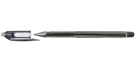 Ручка гелевая Crown Erasable Jell «Пиши-стирай», корпус прозрачный, стержень черный