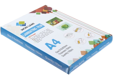 Пленка для ламинирования Laminating Film, А4 (216*303 мм), 150 мкм, глянец, 100 шт. Пленка для ламинирования Laminating Film, А4 (216*303 мм), 150 мкм, глянец, 100 шт.