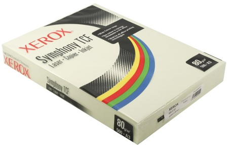 Бумага офисная цветная Xerox Symphony TCF, А3 (297*420 мм), 80 г/м2, 500 л., салатовая Бумага офисная цветная Xerox Symphony TCF, А3 (297*420 мм), 80 г/м2, 500 л., салатовая