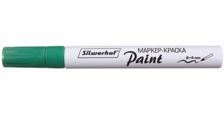 Маркер-краска Silwerhof Paint, зеленый Маркер-краска Silwerhof Paint, зеленый