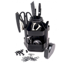 Органайзер настольный Workmate «Офисный Max» поворотный, 17 предметов, черный