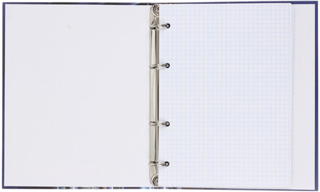 Тетрадь общая А5, 120 л. на кольцах BG, 165*215 мм, клетка, Blue Serenity Тетрадь общая А5, 120 л. на кольцах BG, 165*215 мм, клетка, Blue Serenity