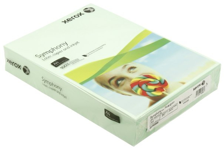 Бумага офисная цветная Xerox Symphony (по листам), А4 (210*297 мм), 80 г/м2, серовато-зеленая (цена за 1 лист)