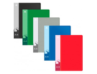 Папка пластиковая с боковым зажимом и карманом «Бюрократ»