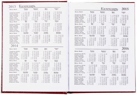 Ежедневник недатированный Index