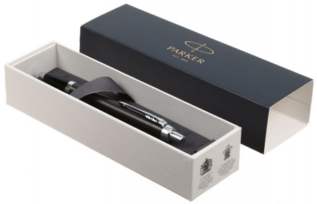Ручка подарочная шариковая Parker IM Core K321 Dark Espresso CT, корпус темно-серый