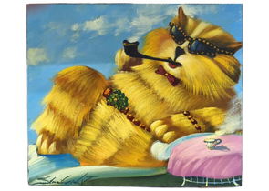 Картина «Утренний кофе» (Стратович В.В.), 40×35 см, холст, масло Картина «Утренний кофе» (Стратович В.В.), 40×35 см, холст, масло