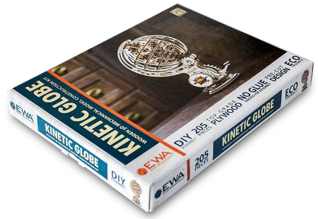 Механическая модель в виде конструктора «Глобус», 161*132*251 мм, 205 элементов, «Кинетический глобус» Механическая модель в виде конструктора «Глобус», 161*132*251 мм, 205 элементов, «Кинетический глобус»