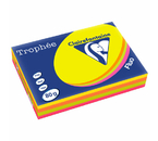 Бумага офисная цветная Trophee Neon, А4 (210×297 мм), 80 г/м², 500 л. (4 цвета×125 л.)