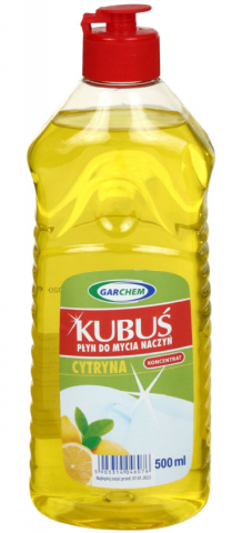 Средство для мытья посуды Kubus, 500 мл, «Лимон»