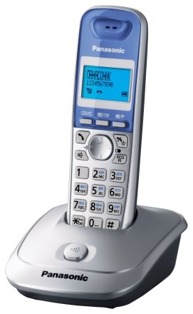 Телефон KX-TG2511RU Panasonic беспроводной, серебристый Телефон KX-TG2511RU Panasonic беспроводной, серебристый