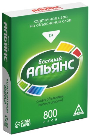 Игра настольная на объяснение слов «Веселый Альянс», 50 карт, 10+
