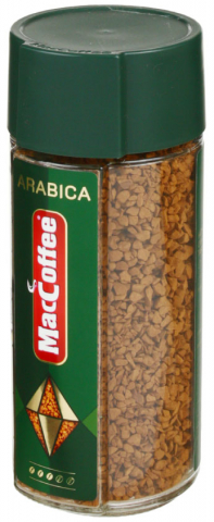 Кофе растворимый MacCoffee Arabica, 100 г, в стеклянной банке