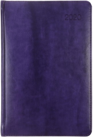 Ежедневник датированный на 2020 год Berlingo xGold (A5), 143*210 мм, 184 л., фиолетовый