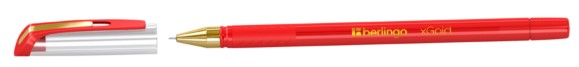 Ручка шариковая Berlingo xGold (аналог ручек Linc) корпус красный, стержень красный