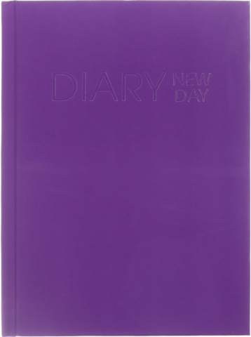 Ежедневник недатированный New Day (А6), 110*145 мм, 128 л., фиолетовый