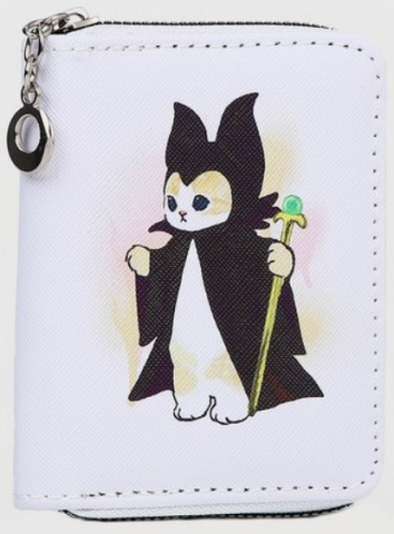 Кошелек детский на молнии 07-01-13/ 07-01-07 11×2×8,5 см, «Котенок в черном плаще»