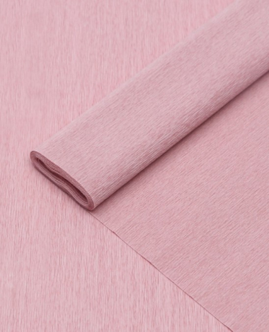Бумага гофрированная Cartotecnica Rossi, бледно-розовая (№360)