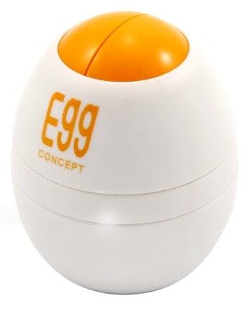 Точилка пластиковая Egg, 1 отверстие, с контейнером Точилка пластиковая Egg, 1 отверстие, с контейнером