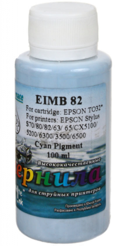 Чернила WI Epson EIMB 82 (пигментные) 100 мл, синие