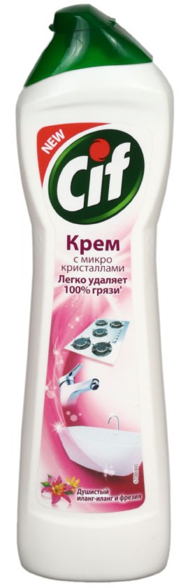 Крем чистящий Cif , 500 мл, «Розовая свежесть»