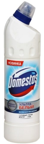 Средство чистящее для унитаза Domestos , 750 мл,« Ультра белый» Средство чистящее для унитаза Domestos , 750 мл,« Ультра белый»