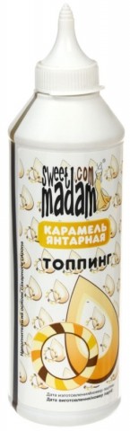 Топпинг Sweet Madam, 600 г, «Карамель янтарная» Топпинг Sweet Madam, 600 г, «Карамель янтарная»
