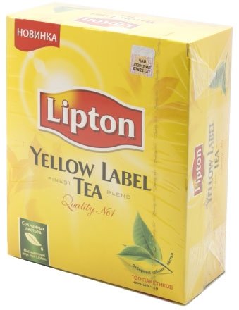 Чай Lipton Yellow Label Tea , 200 г, 100 пакетиков, черный чай Чай Lipton Yellow Label Tea , 200 г, 100 пакетиков, черный чай