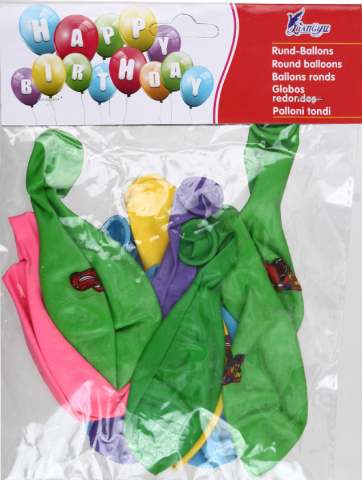 Шары воздушные 10 шт., «Тачки», ассорти Шары воздушные 10 шт., «Тачки», ассорти