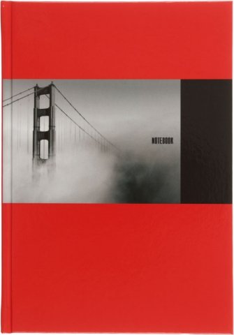 Книжка записная «Канц-Эксмо», 145*210 мм, 100 л., клетка, «Мост в тумане»