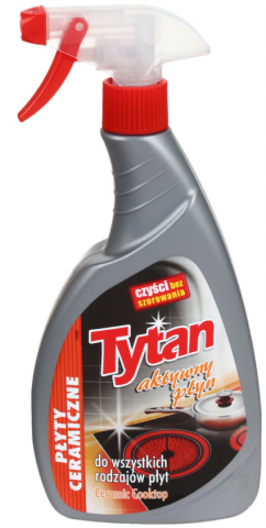 Средство для чистки керамических плит Tytan, 500 мл, с распылителем