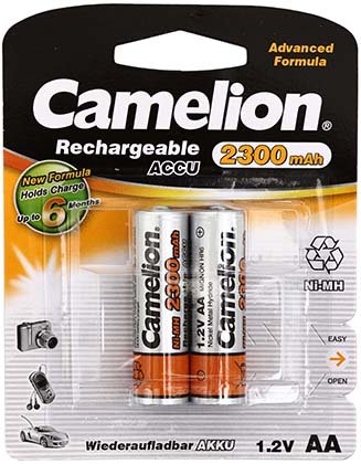 Аккумулятор Camelion Rechargeable Accu, AA, 1.2V, 2300 mAh 