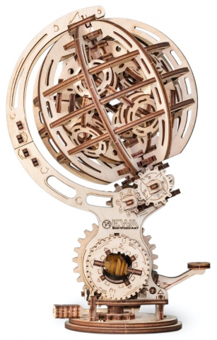 Механическая модель в виде конструктора «Глобус», 161*132*251 мм, 205 элементов, «Кинетический глобус» Механическая модель в виде конструктора «Глобус», 161*132*251 мм, 205 элементов, «Кинетический глобус»