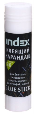 Клей-карандаш Index, 36 г