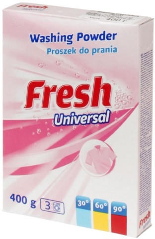 Порошок стиральный Fresh , 400 г, Universal Порошок стиральный Fresh , 400 г, Universal