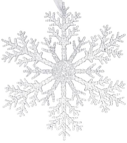 Украшение новогоднее «Снежинка» ErichKrause Decor диаметр 20 см