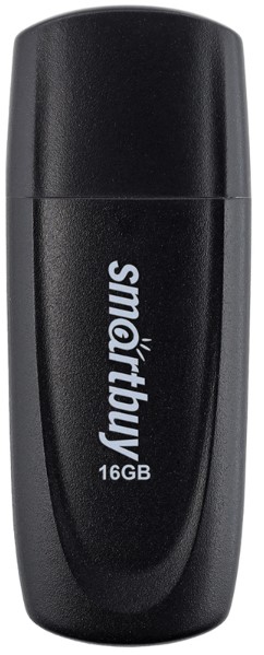 Флеш-накопитель SmartBuy Scout, 16 Gb, корпус черный
