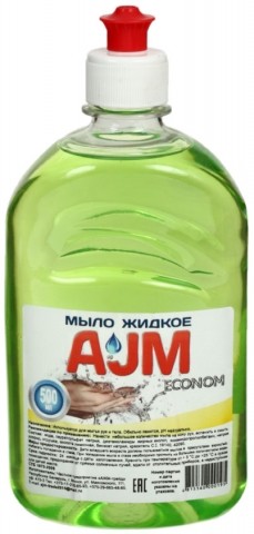 Мыло жидкое AJM, 500 мл, Econom 