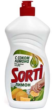 Средство для мытья посуды Sorti, 500 мл, «Лимон»