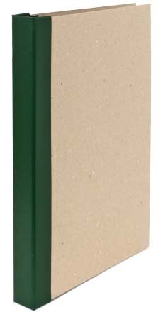 Папка архивная из картона со сшивателем (со шпагатом) , А4, ширина корешка 30 мм, плотность 1240 г/м2, зеленая