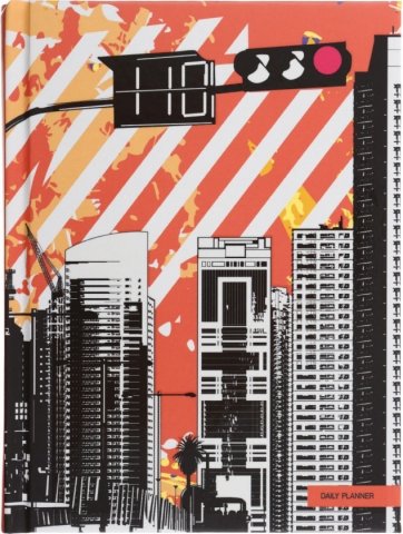 Ежедневник недатированный «Канц-Эксмо», 110*145 мм, 160 л., «Городской стиль. Ритм города (графика)»
