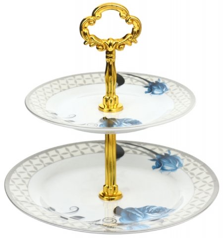 Горка керамическая двухярусная, 230 мм, 230/190 мм