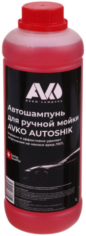 Автошампунь для ручной мойки Avko Autoshik, 1000 мл