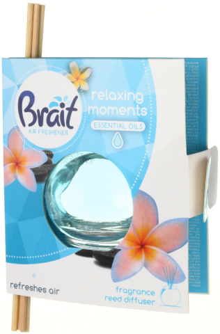 Освежитель воздуха (ароматизированные палочки) Brait 40 мл, Relaxing Moments - аромат цветов