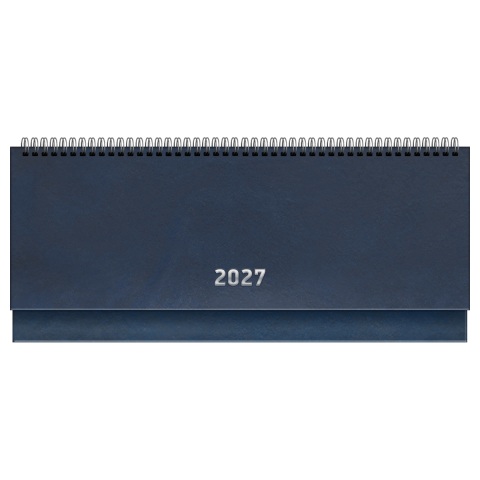 Планинг датированный на гребне на 2027 год BG 295×130 мм, 64 л., синий